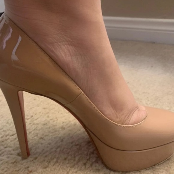 Authentic Christian Louboutin Nude heels sz 6/36 - Picture 12 of 12